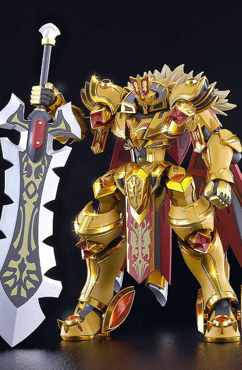 Knights & Magic Goldleo Moderoid Royal Metallic Ver Knights & Magic Goldleo Moderoid Royal Metallic Ver