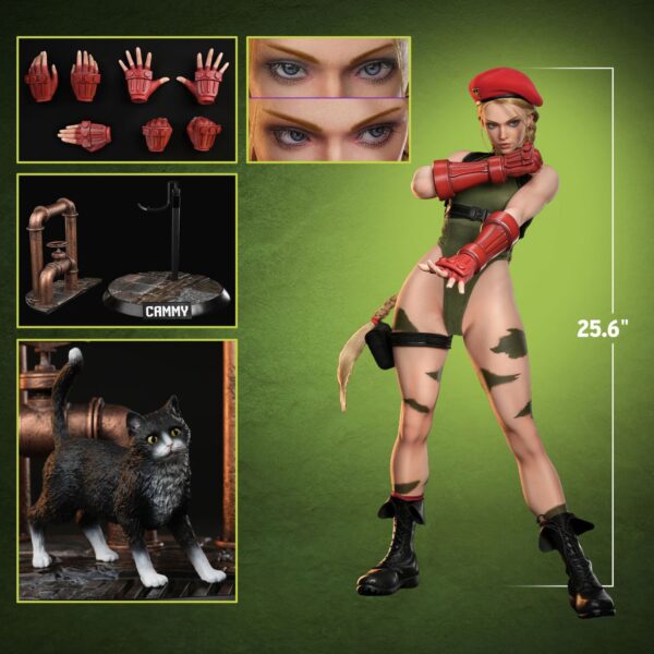 Street Fighter 6 Cammy Silicon Action Figure (Infinity Studio) 4 Street Fighter 6 Cammy Silicon Action Figure (Infinity Studio) 4