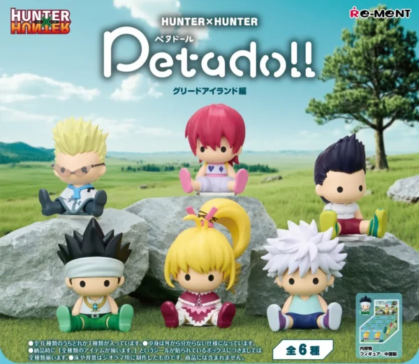 Hunter x Hunter Petadoll Greed Island Arc 1 Box 6 pieces (Re Ment)