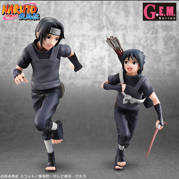 Naruto Shippuuden Uchiha Itachi Uchiha Sasuke G.E.M. (MegaHouse)