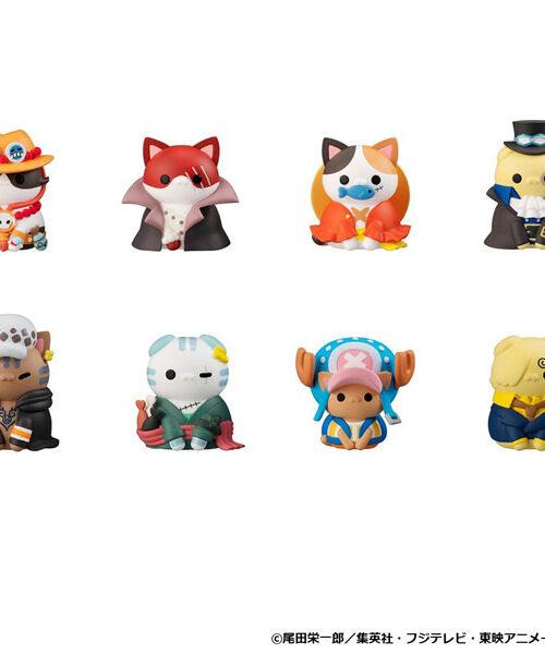 One Piece One Piece Nyan Piece Nyan! Ill Become the Pirate King, Meow! 8 Pack Box Set (MegaHouse)