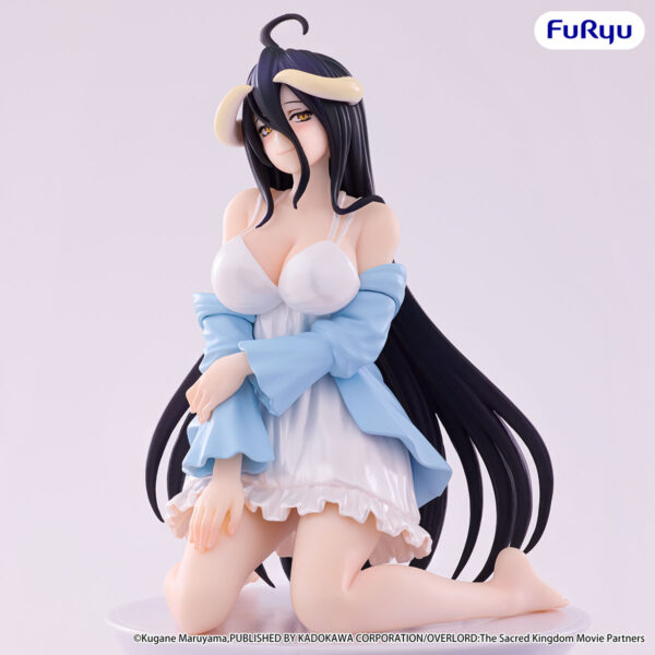 Overlord Albedo Noodle Stopper Figure Pearl White Room Wear Ver. (FuRyu)