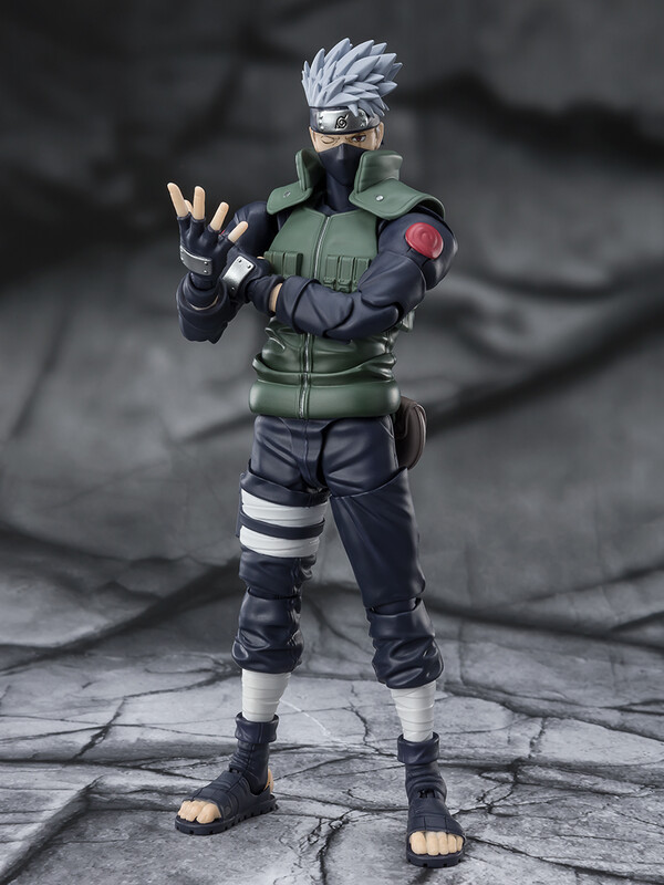 Naruto Shippuuden Hatake Kakashi S.H.Figuarts The Famed Sharingan Hero (Bandai Spirits)