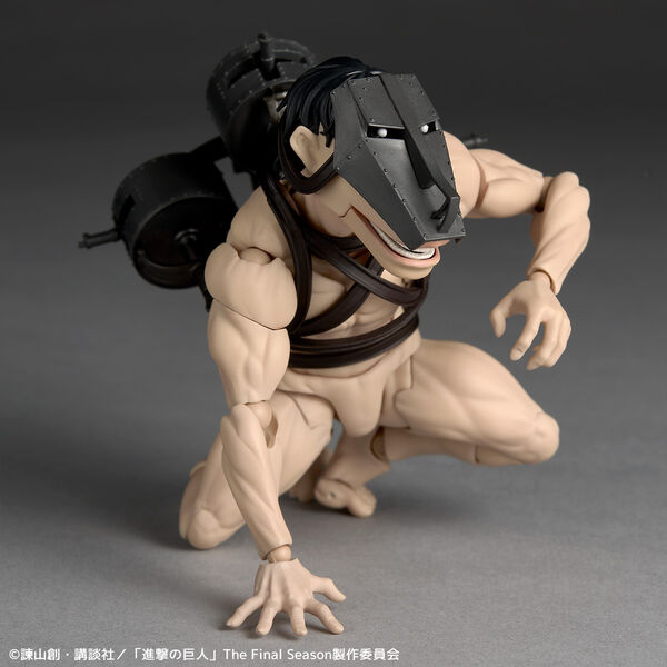 Attack on Titan Cart Titan Amazing Yamaguchi Revoltech (Kaiyodo)