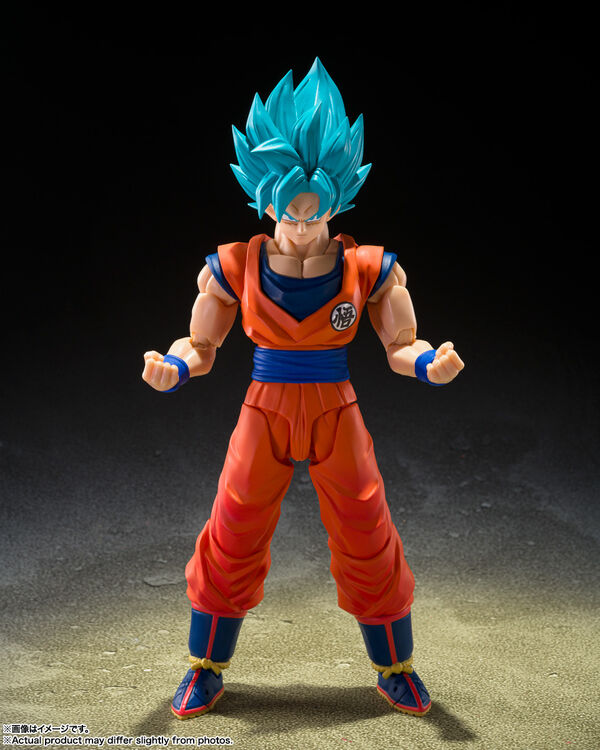 Dragon Ball Super Son Goku SSGSS S.H.Figuarts Blue Power Transcending Limits (Bandai Spirits)