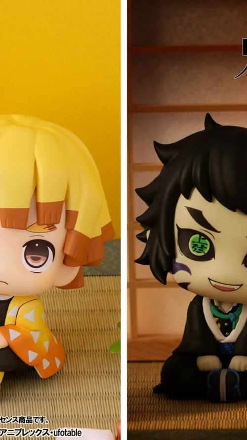 Kimetsu no Yaiba Kaigaku and Agatsuma Zenitsu Grumpy Ver. Set Look Up (MegaHouse) with Gift 2