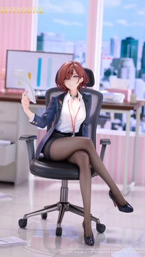 Mahjong Soul The Idolm@ster Shiny Colors Higuchi Madoka SSR Figure Effortless Work Ver. (Infinity Studio)