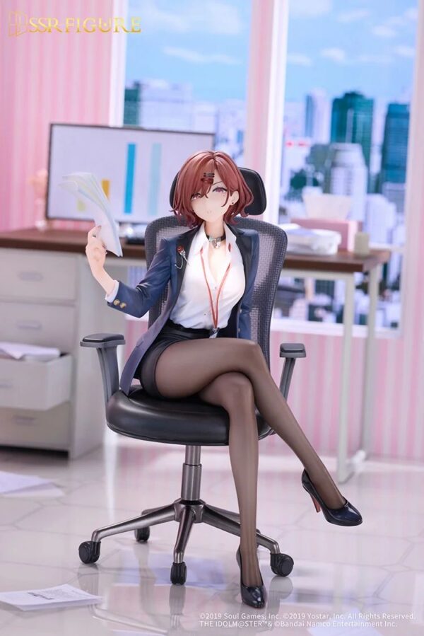 Mahjong Soul The Idolm@ster Shiny Colors Higuchi Madoka SSR Figure Effortless Work Ver. (Infinity Studio)